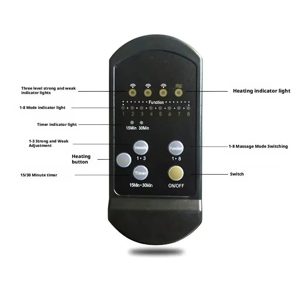 Home car massage cushion multifunctional combines neck waist vibration