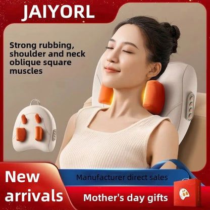 JAIYORL Trapezius Electric Massage Pillow Wireless Car And Home