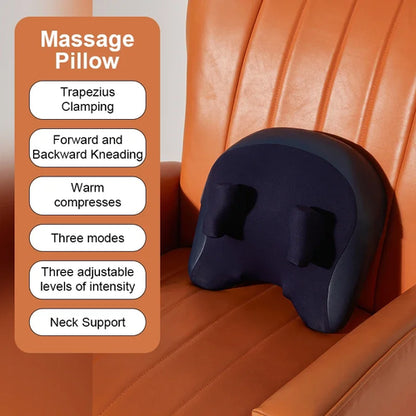 JAIYORL Trapezius Electric Massage Pillow Wireless Car And Home