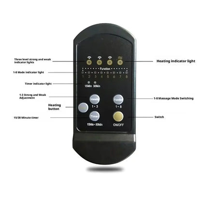 Home car massage cushion multifunctional combines neck waist vibration