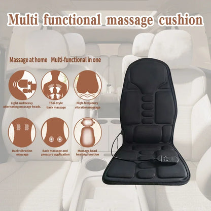 Home car massage cushion multifunctional combines neck waist vibration