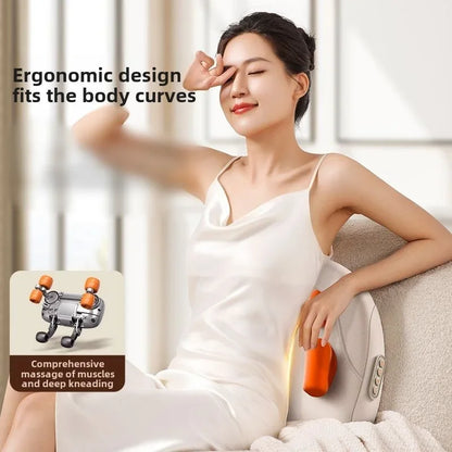 JAIYORL Trapezius Electric Massage Pillow Wireless Car And Home