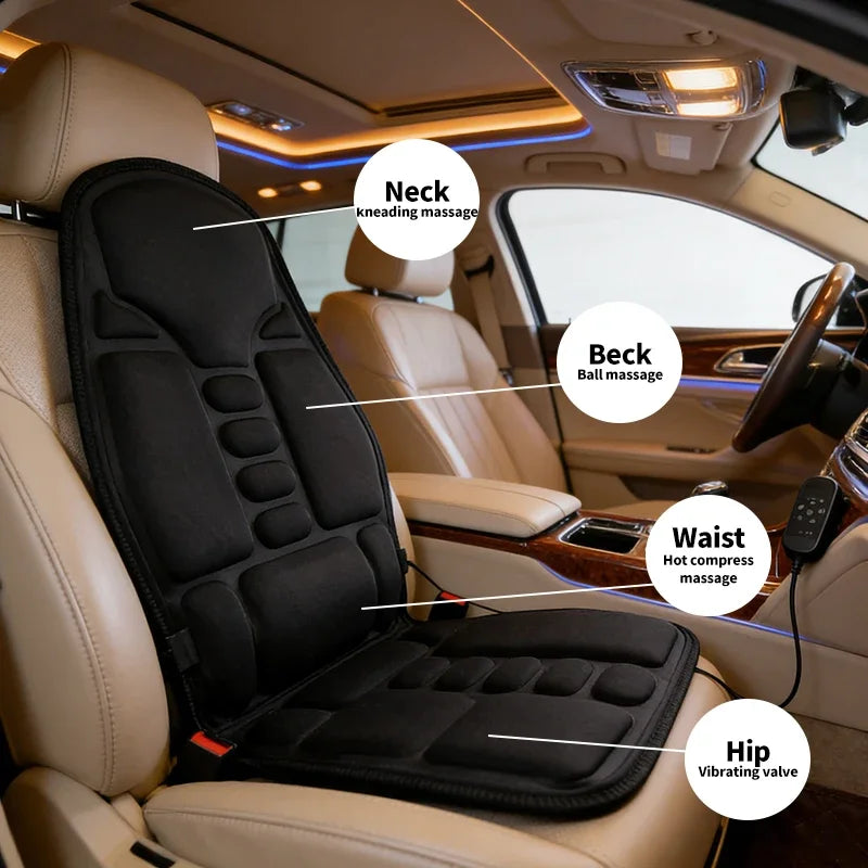 Home car massage cushion multifunctional combines neck waist vibration