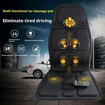 Home car massage cushion multifunctional combines neck waist vibration